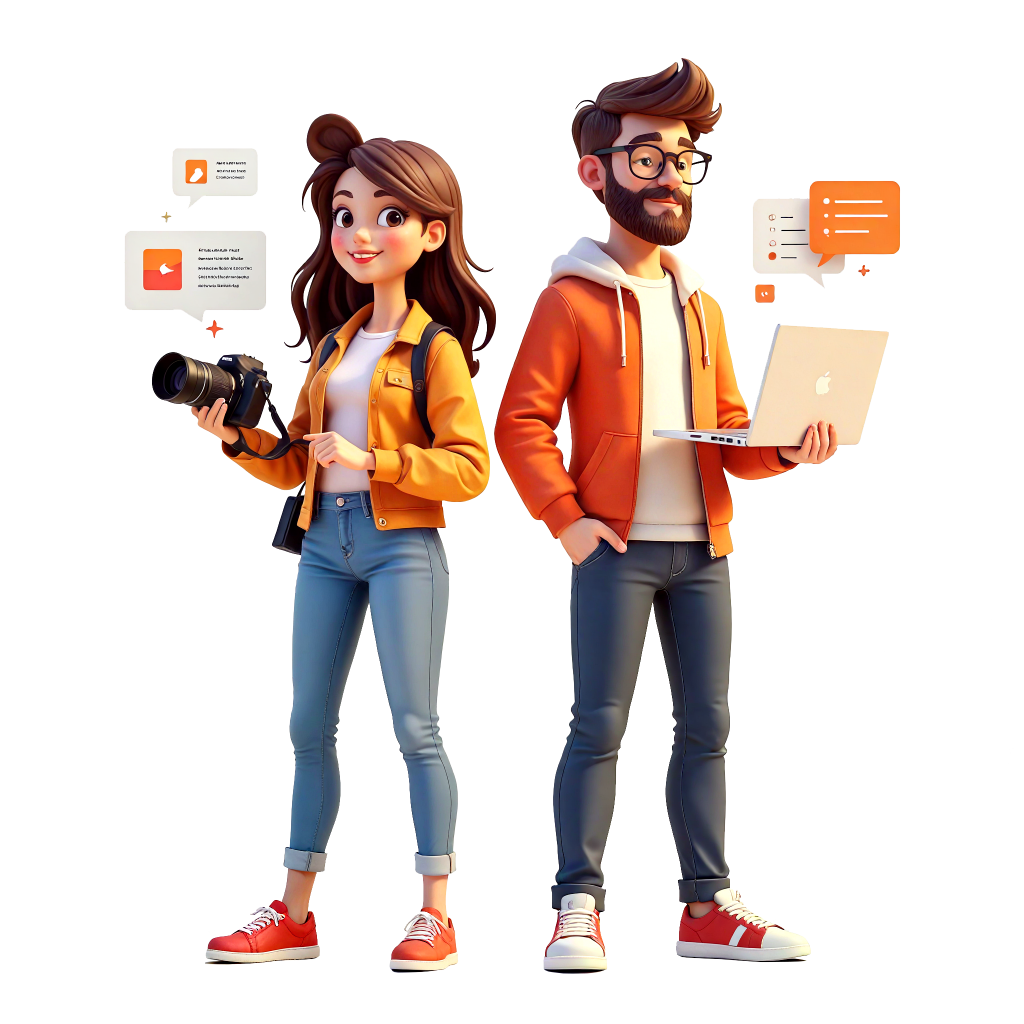 کاراکترهای سولیرا در حال تولید محتوا